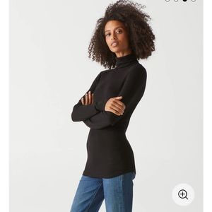 Michael Stars Gail Ribbed Turtle neck